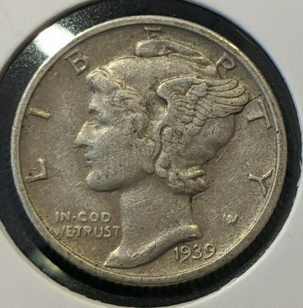 USA 1939 S Dime KM# 140
