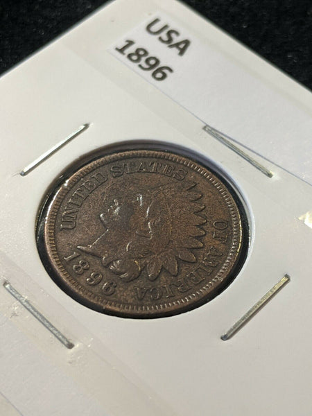 USA 1896 Cent KM# 90a