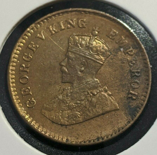 India 1913 1/12 Anna KM# 509