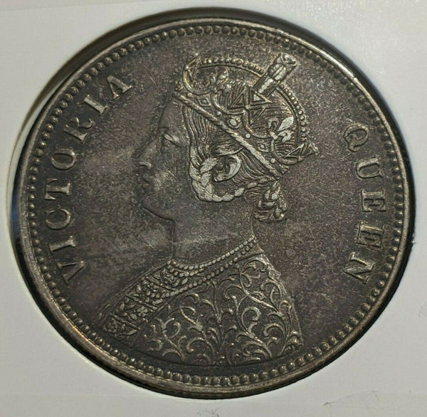 India 1862 (c) Rupee Toned KM# 473.1