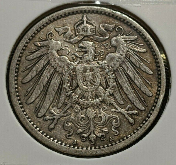 Germany 1911 A Mark Cleaned KM# 14   8C