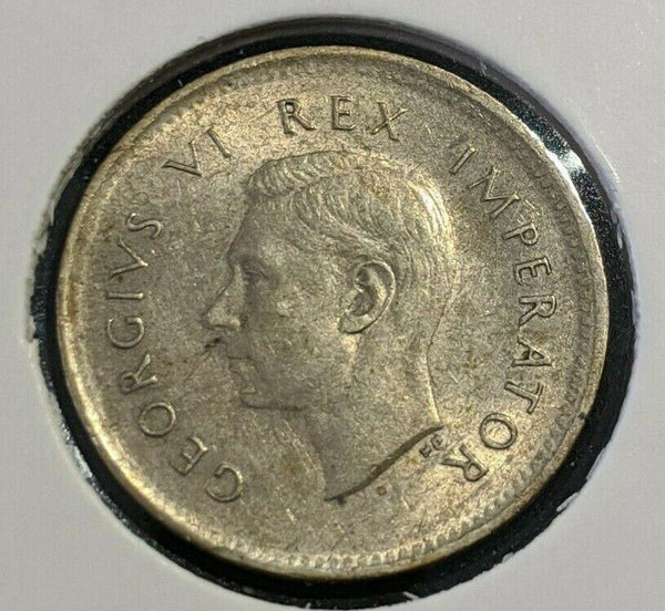 South Africa 1940 Threepence 3d KM# 26 #205  #11B