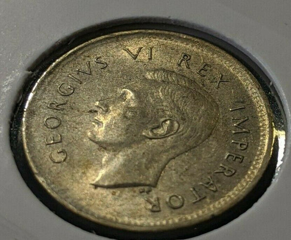 South Africa 1940 Threepence 3d KM# 26 #205  #11B