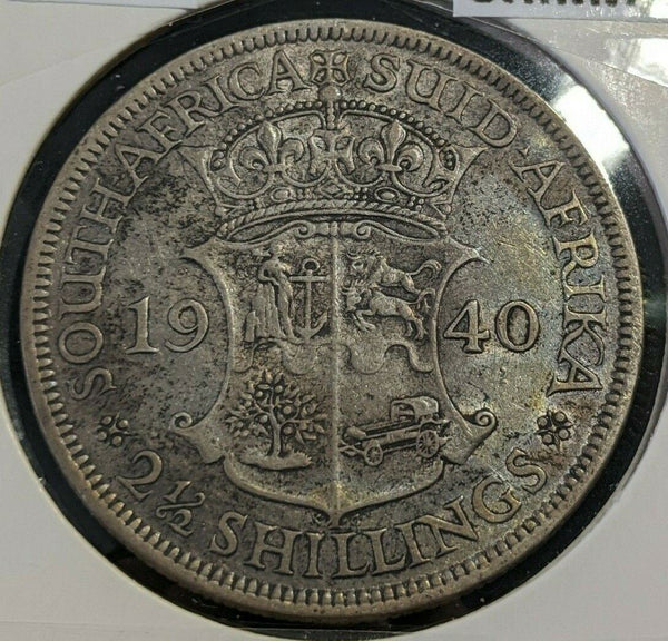 South Africa 1940 2-1/2 Shillings KM# 30