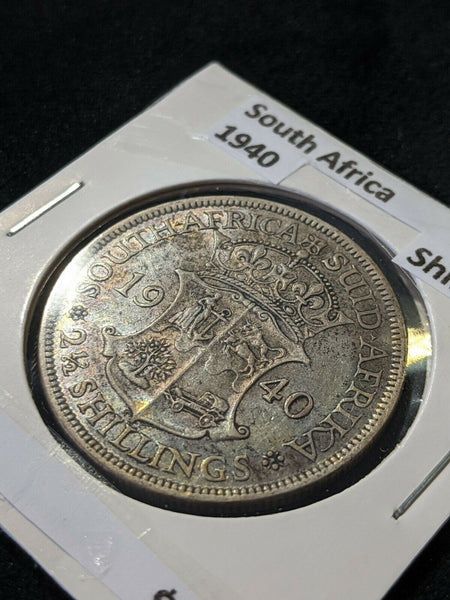 South Africa 1940 2-1/2 Shillings KM# 30