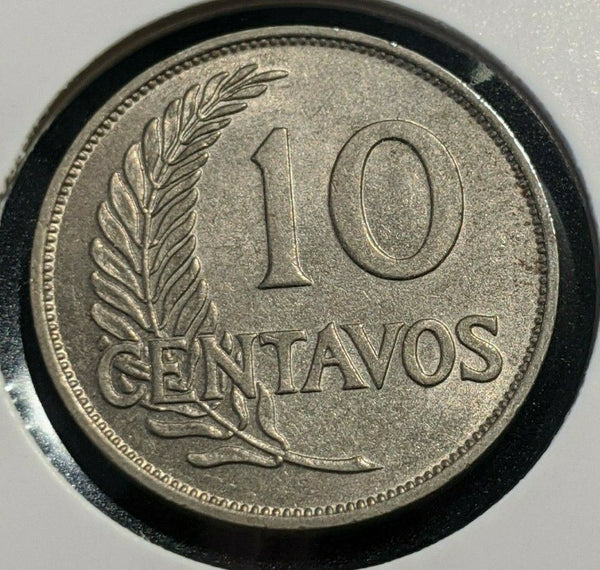 Peru 1940 10 Centavos KM# 214.2