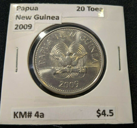 Papua New Guinea 2009 20 Toea KM# 4.9