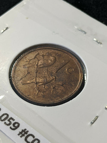 South Africa Proof 1976 Cent KM# 91