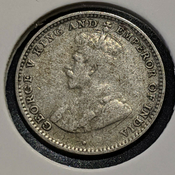 Ceylon 1917 10 Cents KM# 104