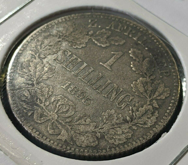 South Africa 1895 Shilling 1/- KM# 5
