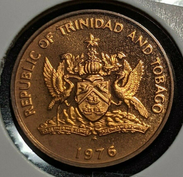 Trinidad & Tobago Proof 1976FM 1 Cent (P) KM# 29   #144   10B