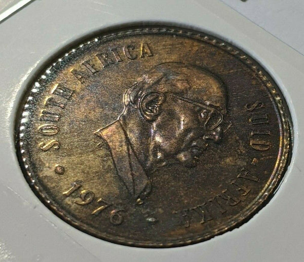 South Africa Proof 1976 Two Cent KM# 92