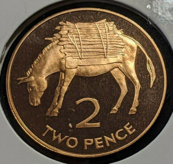 Saint Helena & Ascension Proof 1984 2 Pence KM# 2  #209  #6A