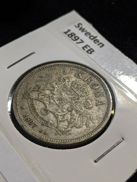 Sweden 1897 EB Krona KM# 760