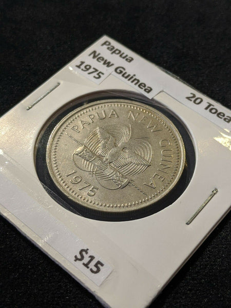 Papua New Guinea 1975 20 Toea KM# 5