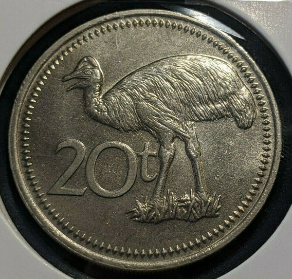 Papua New Guinea 1975 20 Toea KM# 5