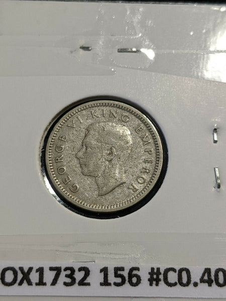 New Zealand 1937 Threepence 3d KM# 7