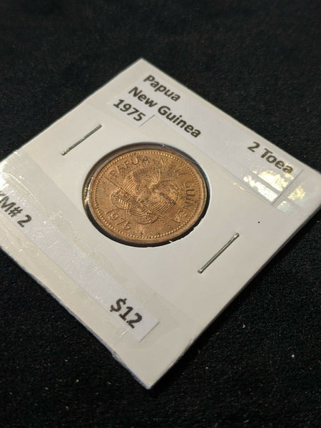 Papua New Guinea 1975 2 Toea KM# 2