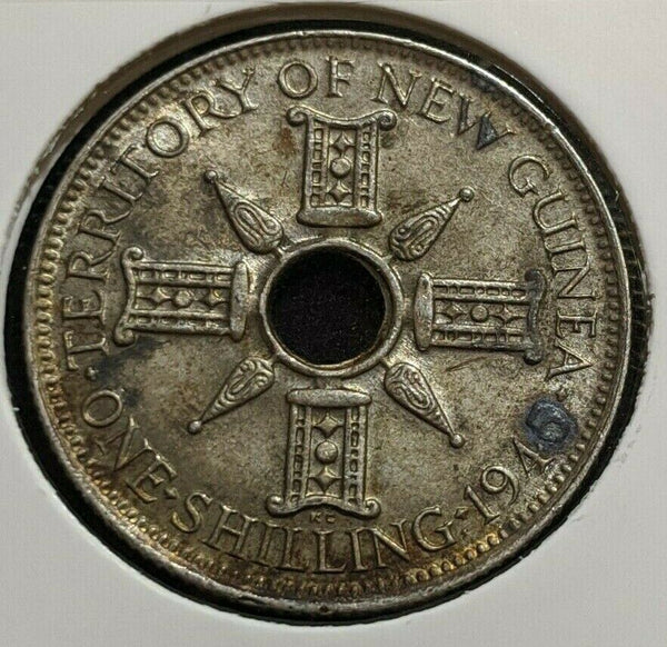 New Guinea 1945 Shilling 1/- KM# 8