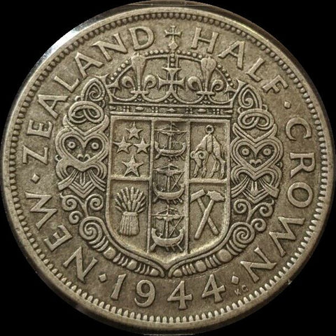 New Zealand 1944 1/2 Crown KM# 11