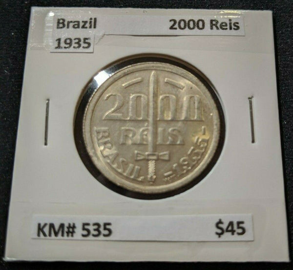 Brazil 1935 2000 Reis KM# 535