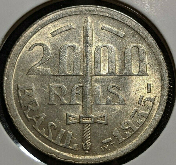 Brazil 1935 2000 Reis KM# 535