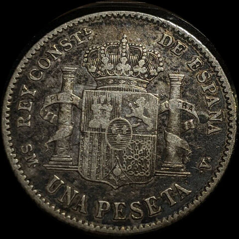 Spain 1903 (03) SM-V Peasta Cleaned KM# 721