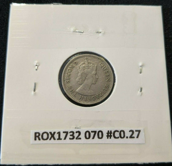 Malaya & British Borneo 1958 5 Cents KM# 1