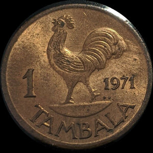 Malawi 1971 Tambala KM# 7.1