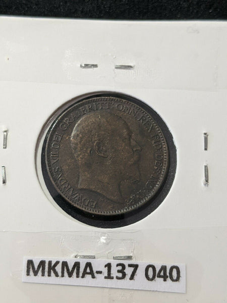 Great Britain 1903 1/4 Farthing KM# 792