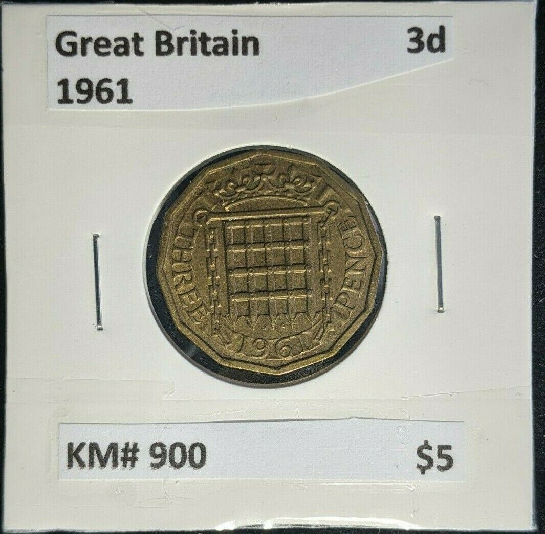 Great Britain 1961 3d Threepence KM# 900         #143