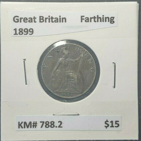 Great Britain 1899 1/4d Farthing KM# 788.2          #045