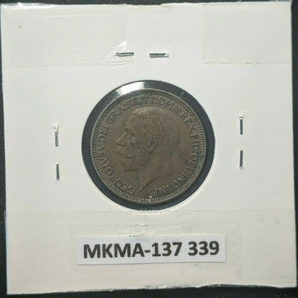 Great Britain 1934 1/4d  Farthing KM# 825         #339