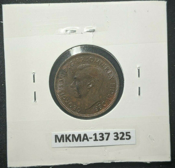 Great Britain 1952 1/4d  Farthing KM# 867   #325   #16A