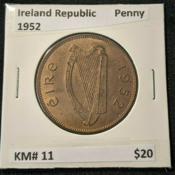 Ireland Republic 1952 Penny KM# 11  #0558