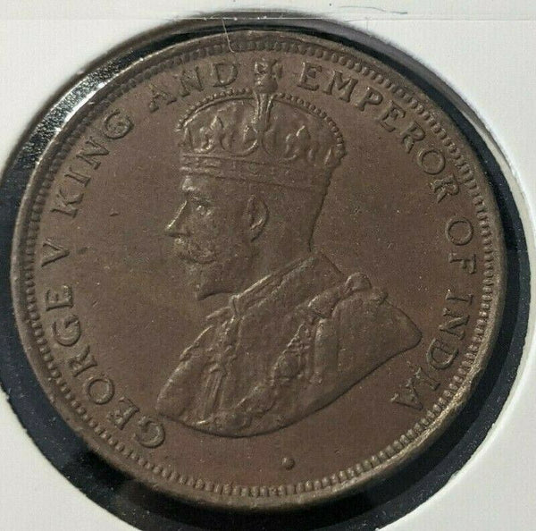 Ceylon 1929 Cent KM#107  #109