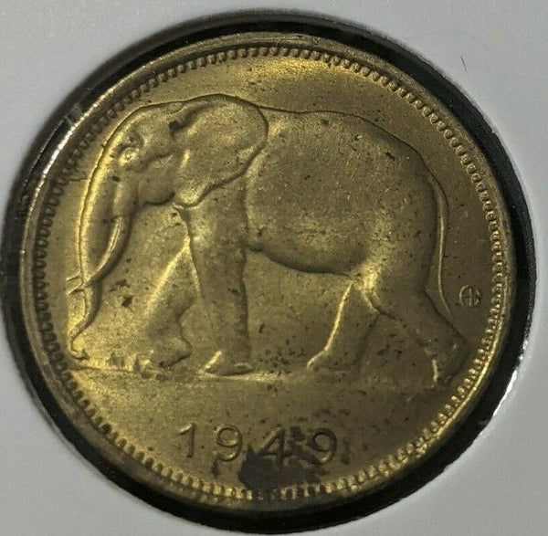 Belgian Congo 1949 Franc KM# 26    # 134