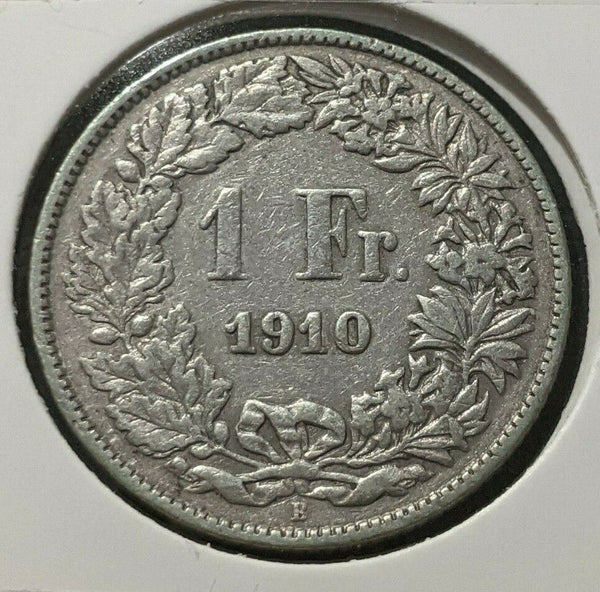 Switzerland 1910 1 Franc KM# 24      #0199   #20B