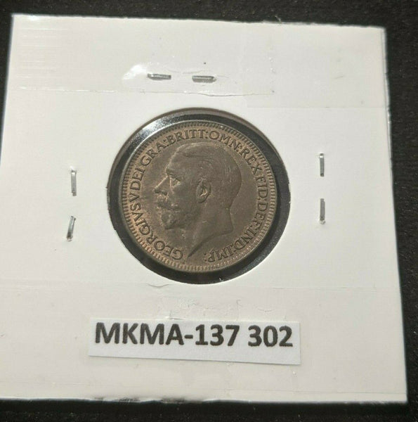 Great Britain 1935 1/4d Farthing KM# 825    #302