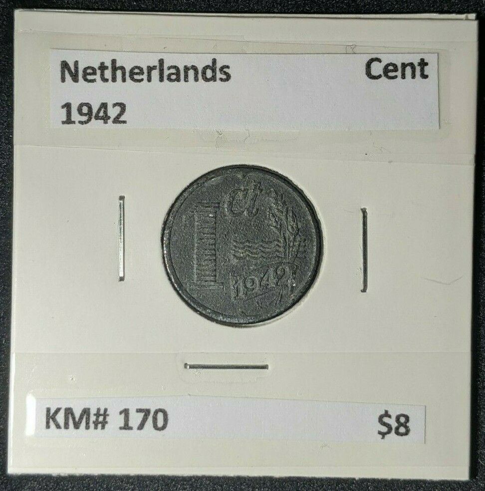 Netherlands 1942 Cent KM# 170  #103