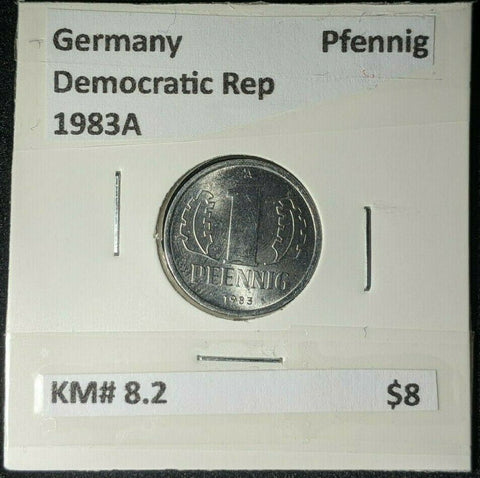 Germany Democratic Rep 1983 A Pfenning KM# 8.2    #0649  7C
