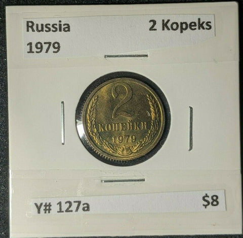 Russia 1979 2 Kopeks Y# 127a    #123	#20B