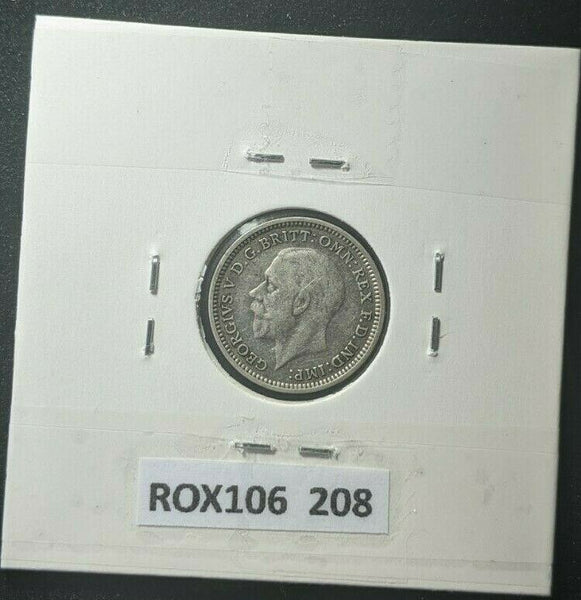 Great Britain 1931 Threepence 3d KM# 831 Cleaned #208  #15B