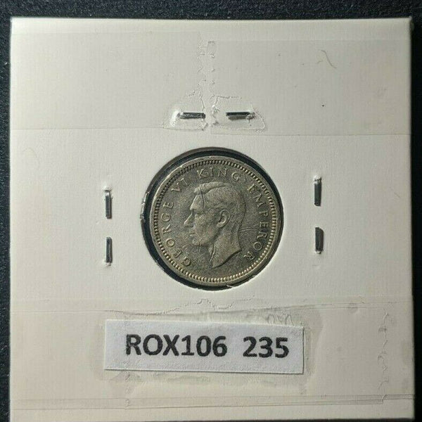 New Zealand 1945 Threepence 3d KM# 7   #235