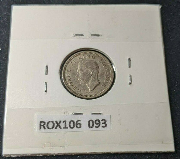 New Zealand 1937 Threepence 3d KM# 7   #093