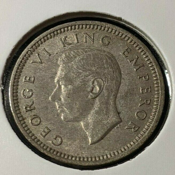 New Zealand 1937 Threepence 3d KM# 7   #093