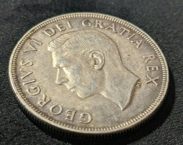 Canada 1951 Dollar $1 KM# 46 Cleaned    #785