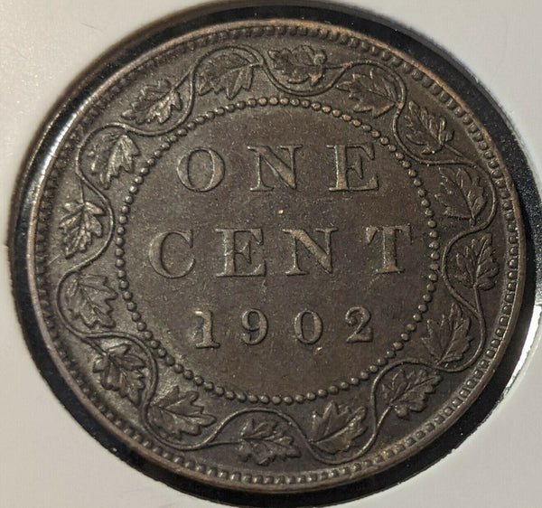 Canada 1902 One Cent KM# 8      #736