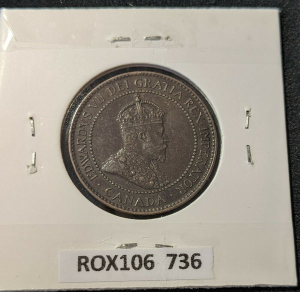 Canada 1902 One Cent KM# 8      #736