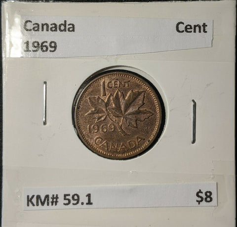 Canada 1969 Cent KM# 59.1      #396